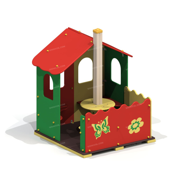 004325 - Домик с палисадником - детальное фото