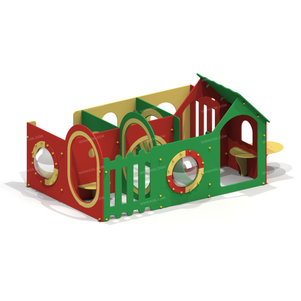 004398 - Домик-лабиринт 6 секций - детальное фото