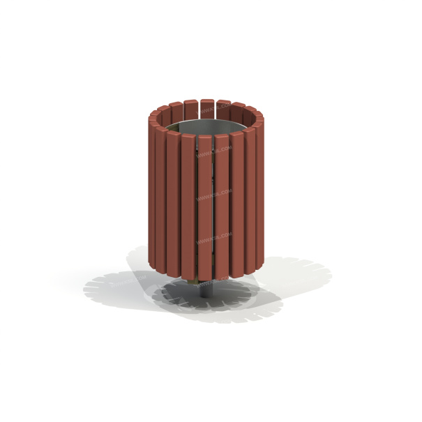 001322 - Урна деревянная - детальное фото