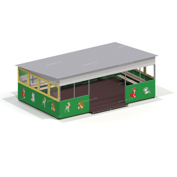 004382 - Теневой навес 5х8 - детальное фото