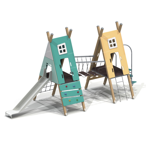 005426 - Детский игровой комплекс «Домики» - детальное фото