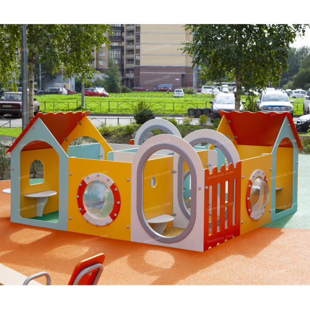 004399 - Домик - лабиринт 9 секций - фото пример 1