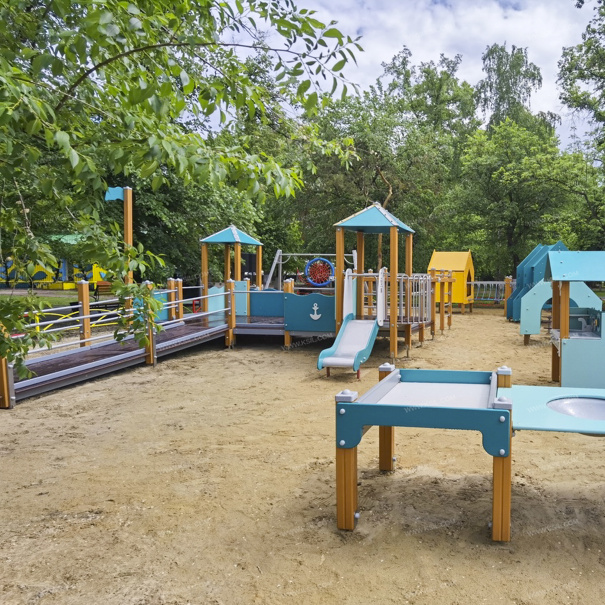005901 - Детский игровой комплекс для детей с ограниченными возможностями - фото пример 1