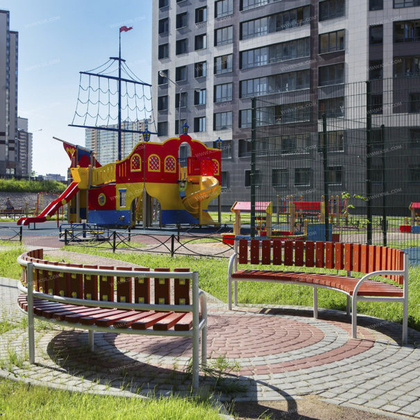 002215 - Диван садово-парковый - фото пример 2