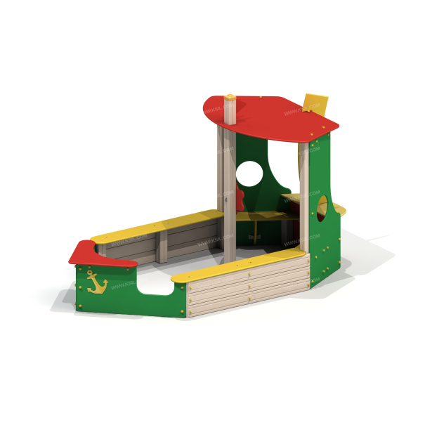 004254 - Песочница «Кораблик» - детальное фото