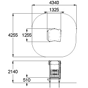 План-схема: 004354 - Домик-беседка