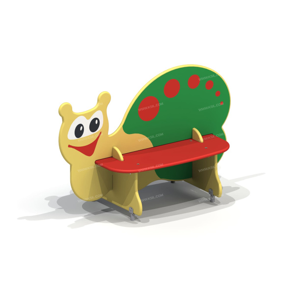 002404 - Скамейка детская «Улитка» - детальное фото