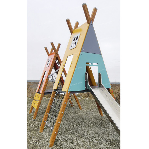 005426 - Детский игровой комплекс «Домики» - фото пример 2