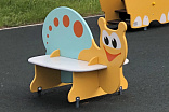 002404 - Скамейка детская «Улитка» - фото превью 1