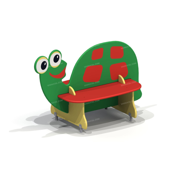 002406 - Скамейка детская «Черепаха» - детальное фото