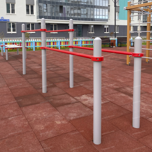 006443 - Брусья двойные, разноуровневые - фото пример 2