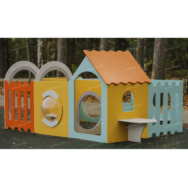 004398 - Домик-лабиринт 6 секций - фото пример 2