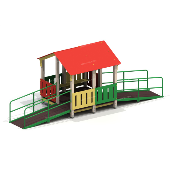 004351 - Манеж с двумя входами - детальное фото