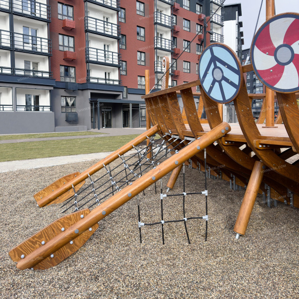 005637 - Детский игровой комплекс «Драккар» - фото пример 2