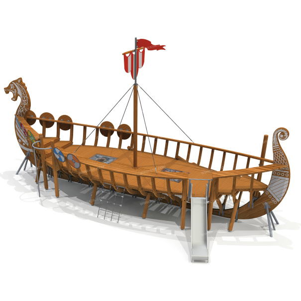 005637 - Детский игровой комплекс «Драккар» - детальное фото