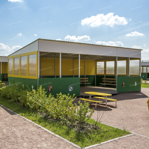 004382 - Теневой навес 5х8 - фото пример 1