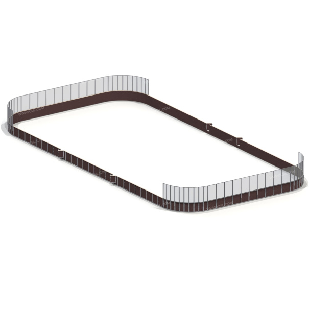 006711 - Хоккейная коробка окрашенная - детальное фото