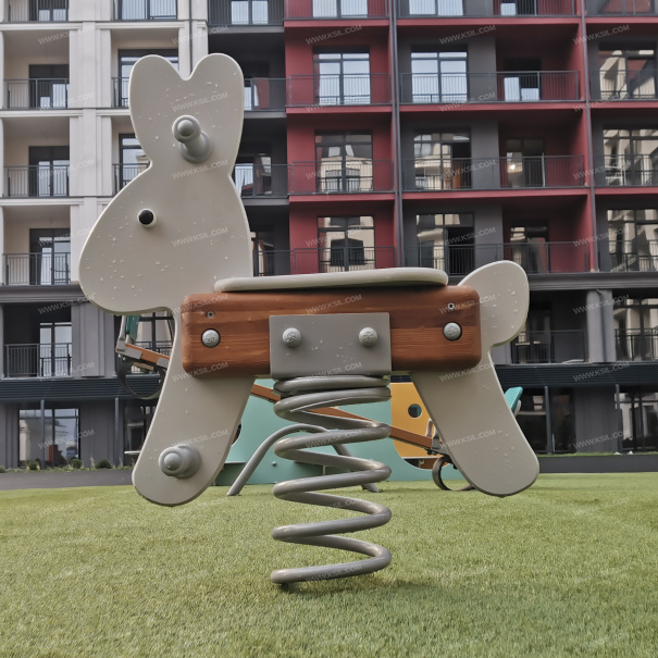 004182 - Качалка на пружине «Зайчик» - фото пример 2