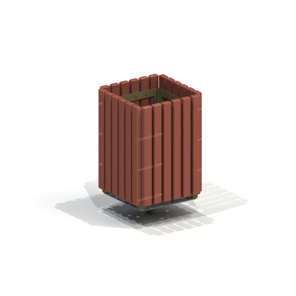 001321 - Урна деревянная - детальное фото