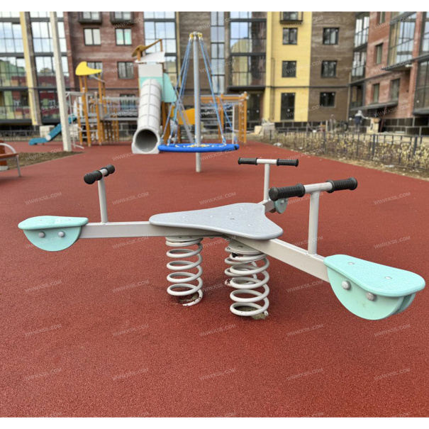 004179 - Качалка на 3-х пружинах «Трилистник» - фото пример 2