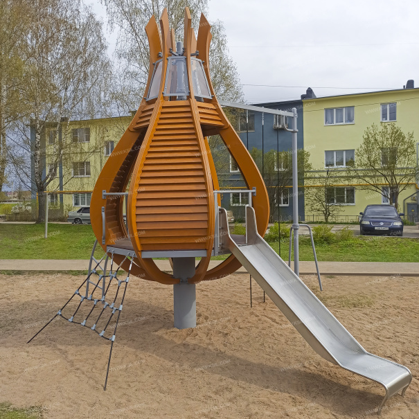005324 - Детский игровой комплекс «Тюльпаны» - фото пример 2