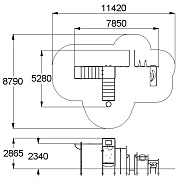 План-схема: 006499 - Спортивный комплекс «Атлант»