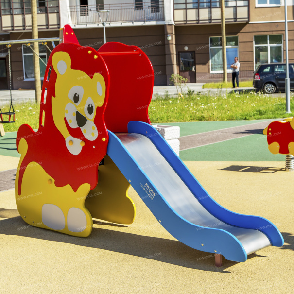 004216 - Горка «Львенок» Н пл.=0,9 м - фото пример 2