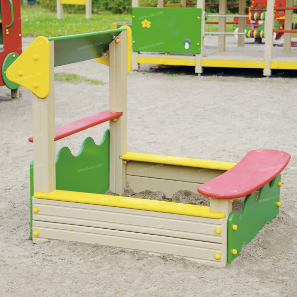 004259 - Песочница «Полянка» - фото пример 1