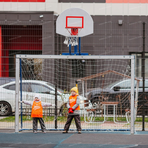 006603 - Гандбольные ворота с баскетбольным щитом - фото пример 1