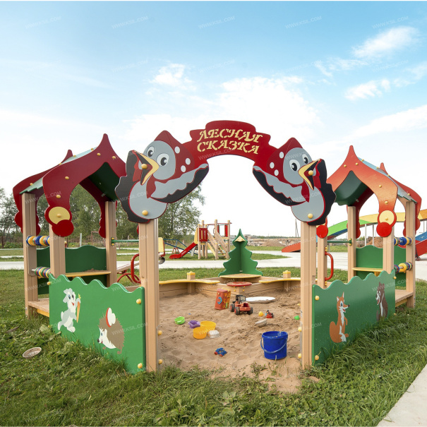 004270 - Песочный дворик «Лесная сказка» - фото пример 2