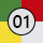 004161 - Качалка на пружине «Рыцарь»: цветовая схема 0